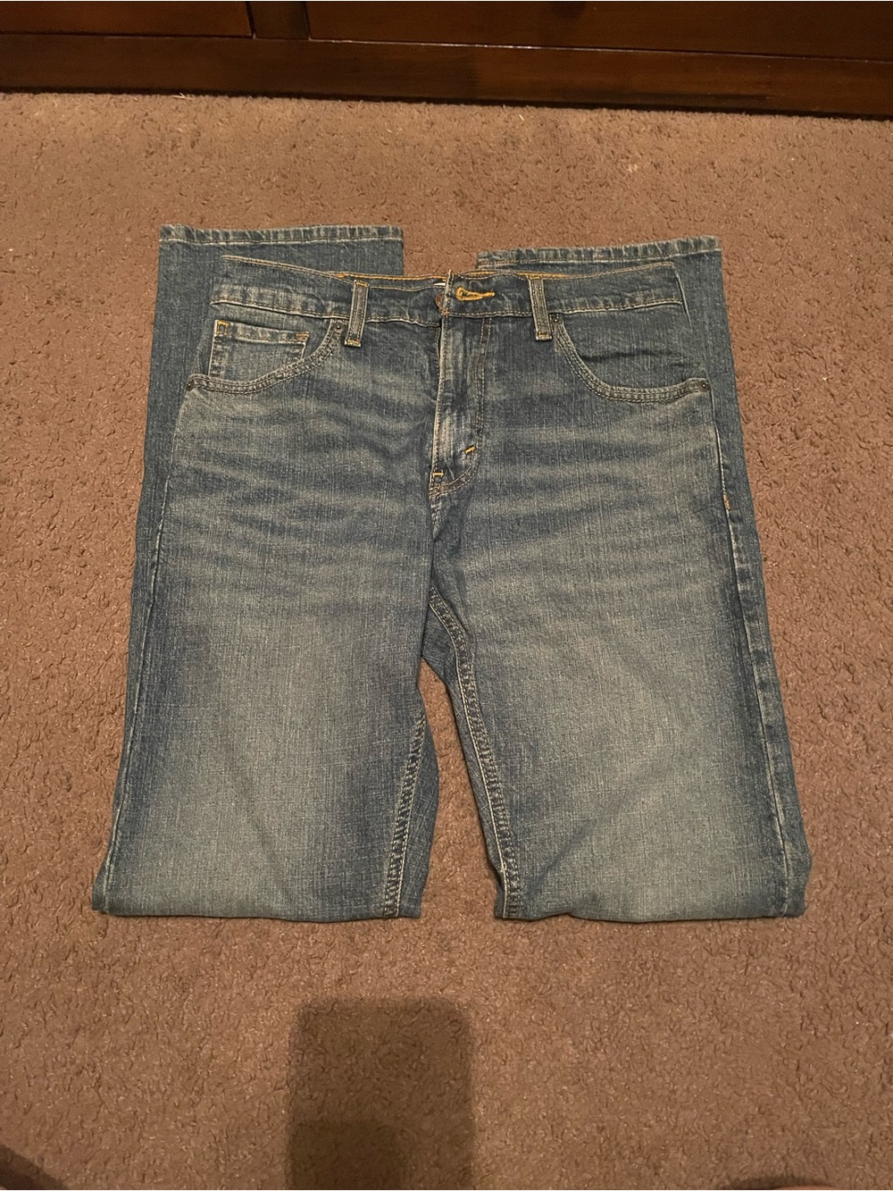 Signature by Levi Strauss Men's Light Blue Straight Jeans